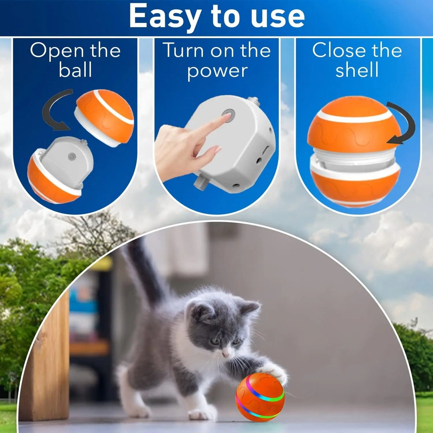 Autoroll Cat Toy